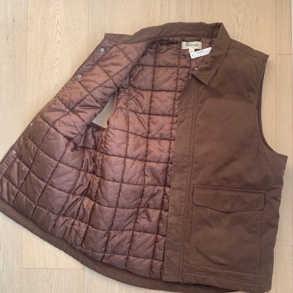 Madewell Waxed Cotton Vest - Picture 4 of 7